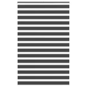   Zebrafüggönnyel fekete szövetszélesség 145,9 cm poliészter