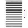 Zebrafüggönnyel fekete szövetszélesség 145,9 cm poliészter