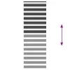 Zebrafüggönnyel fekete szövetszélesség 75,9 cm poliészter