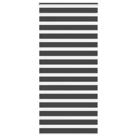   Zebrafüggönnyel fekete szövetszélesség 90,9 cm poliészter