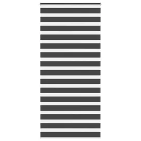   Zebrafüggönnyel fekete szövetszélesség 105,9 cm poliészter