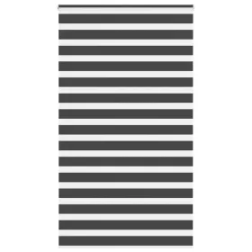   Zebrafüggönnyel fekete szövetszélesség 115,9 cm poliészter