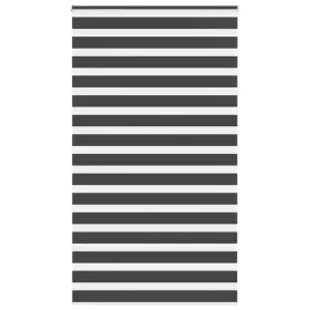   Zebrafüggönnyel fekete szövetszélesség 120,9 cm poliészter