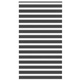   Zebrafüggönnyel fekete szövetszélesség 125,9 cm poliészter