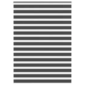  Zebrafüggönnyel fekete szövetszélesség 155,9 cm poliészter