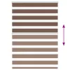Zebrafüggönnyel barna szövetszélesség 105,9 cm poliészter