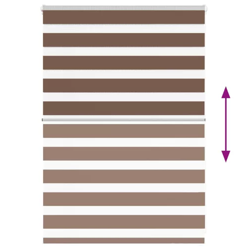 Zebrafüggönnyel barna szövetszélesség 110,9 cm poliészter