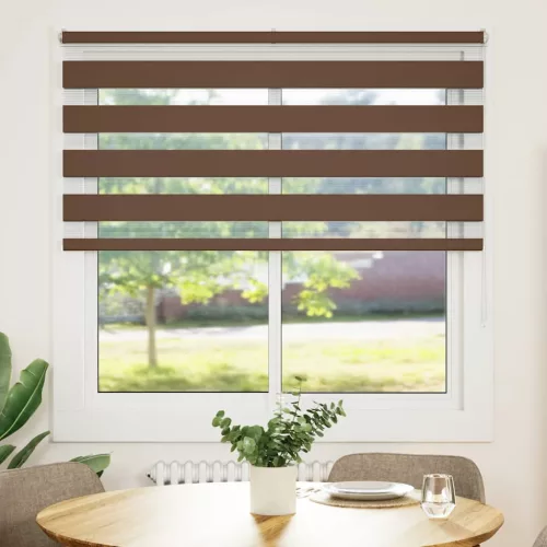 Zebrafüggönnyel barna szövetszélesség 140,9 cm poliészter