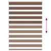 Zebrafüggönnyel barna szövetszélesség 90,9 cm poliészter