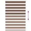 Zebrafüggönnyel barna szövetszélesség 100,9 cm poliészter