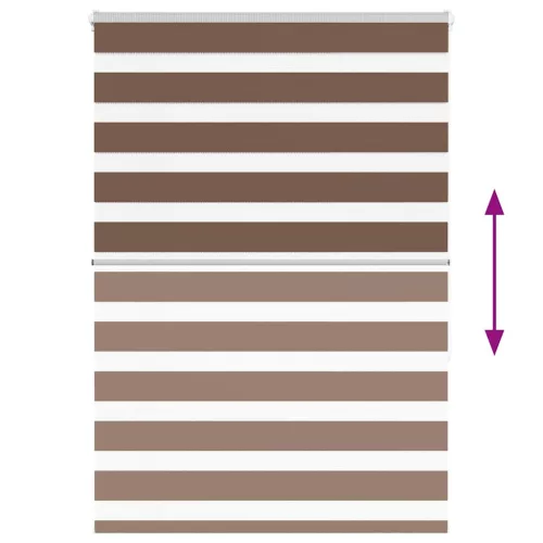 Zebrafüggönnyel barna szövetszélesség 100,9 cm poliészter