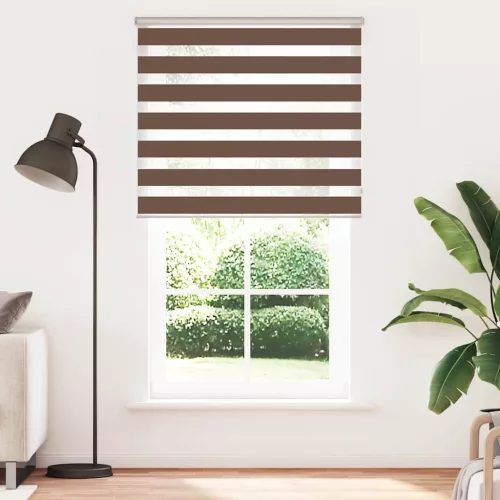 Zebrafüggönnyel barna szövetszélesség 120,9 cm poliészter