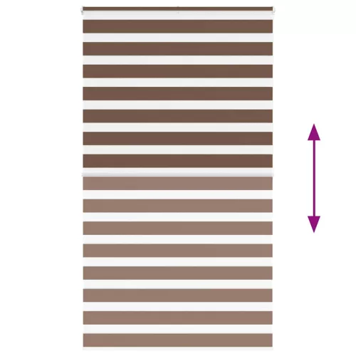 Zebrafüggönnyel barna szövetszélesség 125,9 cm poliészter