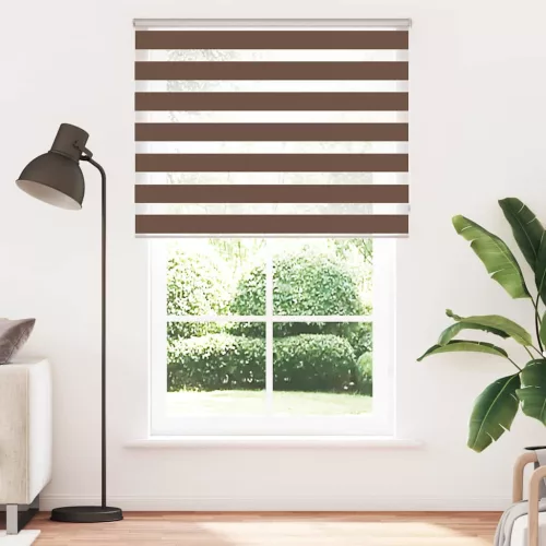 Zebrafüggönnyel barna szövetszélesség 135,9 cm poliészter