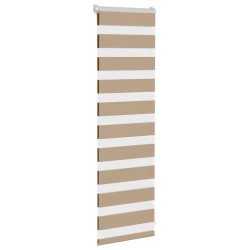 Zebrafüggönnyel homokbarna szövetszélesség 40,9 cm poliészter