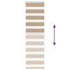 Zebrafüggönnyel homokbarna szövetszélesség 40,9 cm poliészter