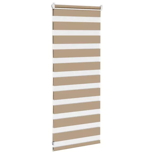 Zebrafüggönnyel homokbarna szövetszélesség 55,9 cm poliészter