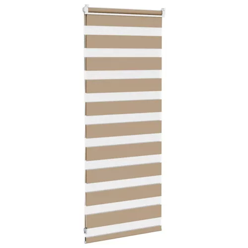 Zebrafüggönnyel homokbarna szövetszélesség 60,9 cm poliészter