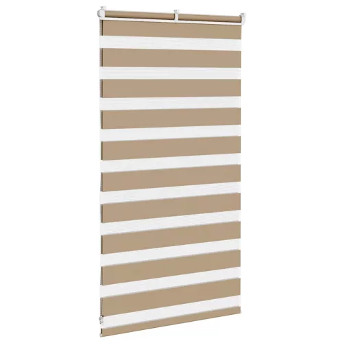 Zebrafüggönnyel homokbarna szövetszélesség 70,9 cm poliészter