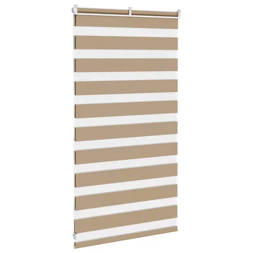 Zebrafüggönnyel homokbarna szövetszélesség 80,9 cm poliészter