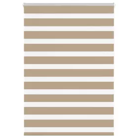   Zebrafüggönnyel homokbarna szövetszélesség 105,9 cm poliészter