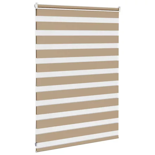 Zebrafüggönnyel homokbarna szövetszélesség 105,9 cm poliészter