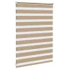 Zebrafüggönnyel homokbarna szövetszélesség 110,9 cm poliészter