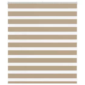   Zebrafüggönnyel homokbarna szövetszélesség 120,9 cm poliészter