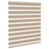 Zebrafüggönnyel homokbarna szövetszélesség 120,9 cm poliészter