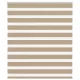 Zebrafüggönnyel homokbarna szövetszélesség 125,9 cm poliészter