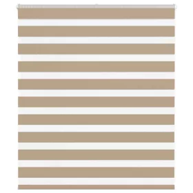   Zebrafüggönnyel homokbarna szövetszélesség 130,9 cm poliészter