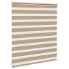 Zebrafüggönnyel homokbarna szövetszélesség 130,9 cm poliészter