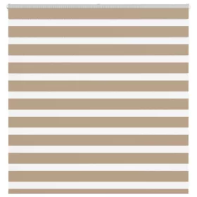   Zebrafüggönnyel homokbarna szövetszélesség 135,9 cm poliészter