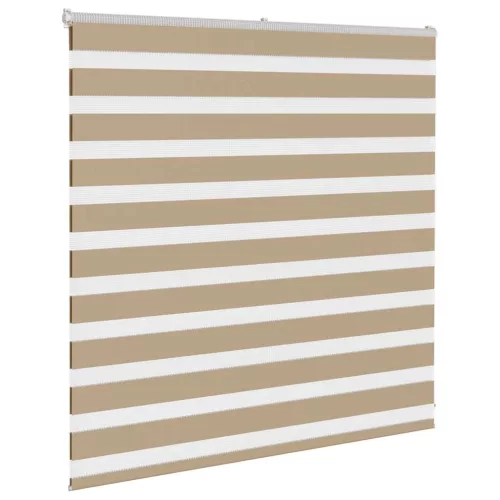 Zebrafüggönnyel homokbarna szövetszélesség 140,9 cm poliészter