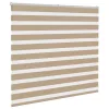Zebrafüggönnyel homokbarna szövetszélesség 150,9 cm poliészter