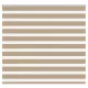 Zebrafüggönnyel homokbarna szövetszélesség 155,9 cm poliészter