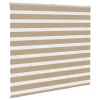 Zebrafüggönnyel homokbarna szövetszélesség 155,9 cm poliészter