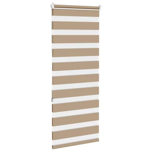 Zebrafüggönnyel homokbarna szövetszélesség 50,9 cm poliészter