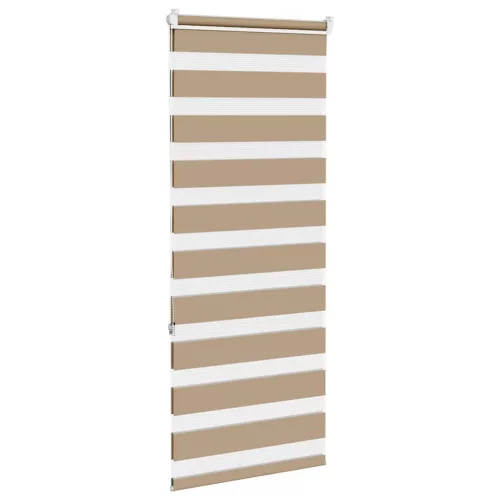 Zebrafüggönnyel homokbarna szövetszélesség 55,9 cm poliészter
