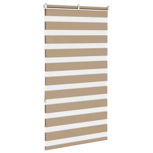 Zebrafüggönnyel homokbarna szövetszélesség 65,9 cm poliészter