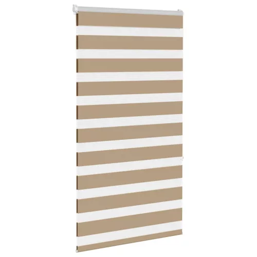 Zebrafüggönnyel homokbarna szövetszélesség 80,9 cm poliészter