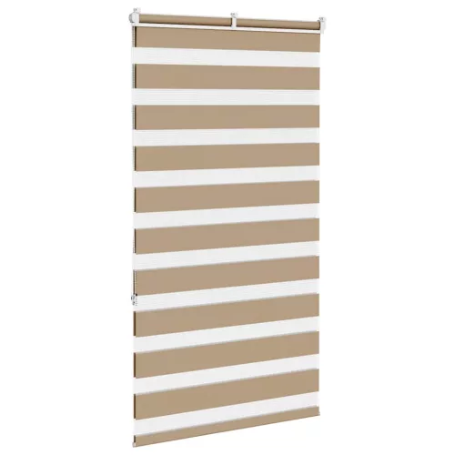 Zebrafüggönnyel homokbarna szövetszélesség 85,9 cm poliészter