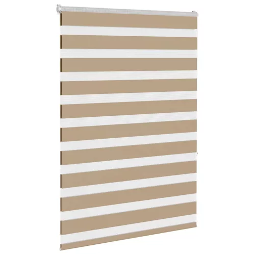 Zebrafüggönnyel homokbarna szövetszélesség 95,9 cm poliészter