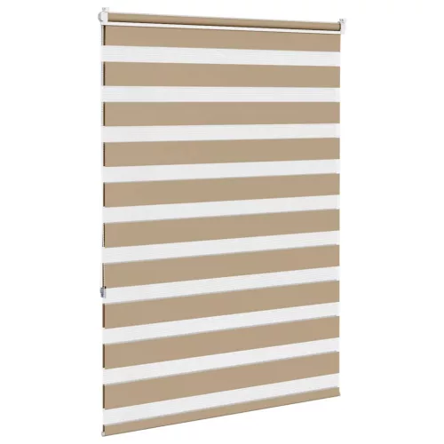 Zebrafüggönnyel homokbarna szövetszélesség 100,9 cm poliészter
