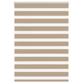   Zebrafüggönnyel homokbarna szövetszélesség 105,9 cm poliészter
