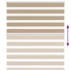 Zebrafüggönnyel homokbarna szövetszélesség 115,9 cm poliészter