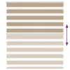 Zebrafüggönnyel homokbarna szövetszélesség 120,9 cm poliészter