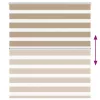 Zebrafüggönnyel homokbarna szövetszélesség 125,9 cm poliészter