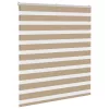 Zebrafüggönnyel homokbarna szövetszélesség 130,9 cm poliészter