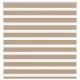 Zebrafüggönnyel homokbarna szövetszélesség 135,9 cm poliészter